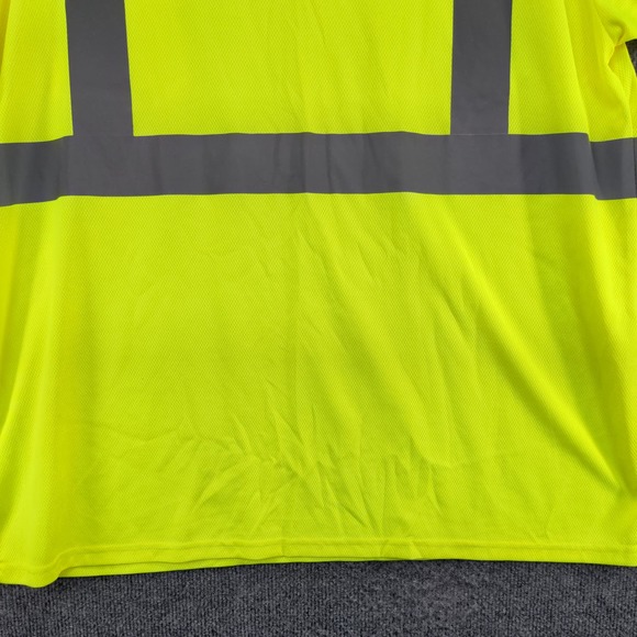FedEx Men's Reflective Uniform T Shirt Green Size 2X Type R Class 2 Employee - Picture 4 of 12
